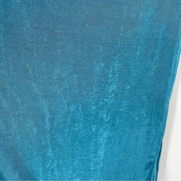 DAVINA MAXI SKIRT IN TEAL - Picture 8 of 11